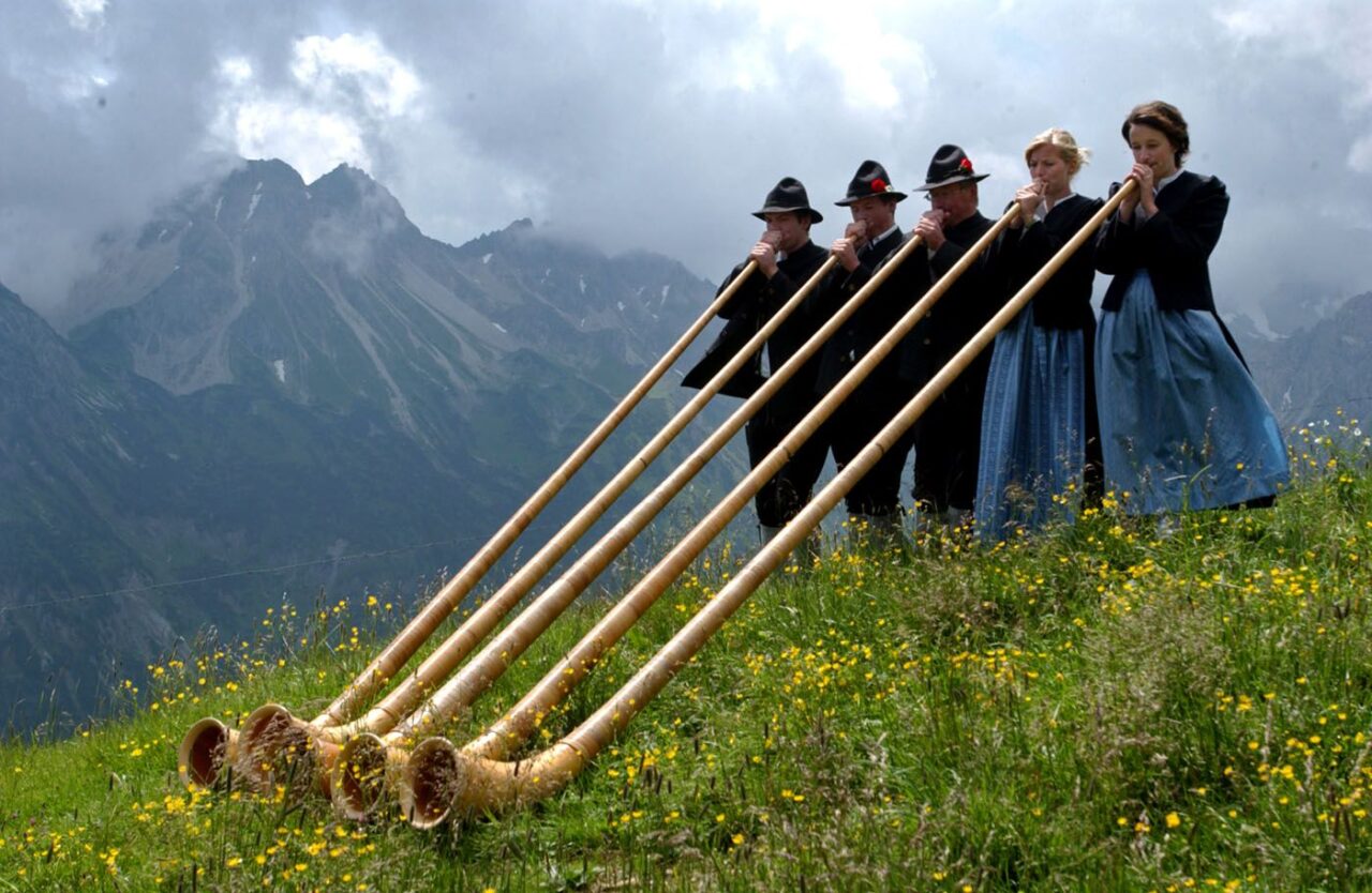 »Ein Blasen hüben und drüben, von Berg zu Berg«
