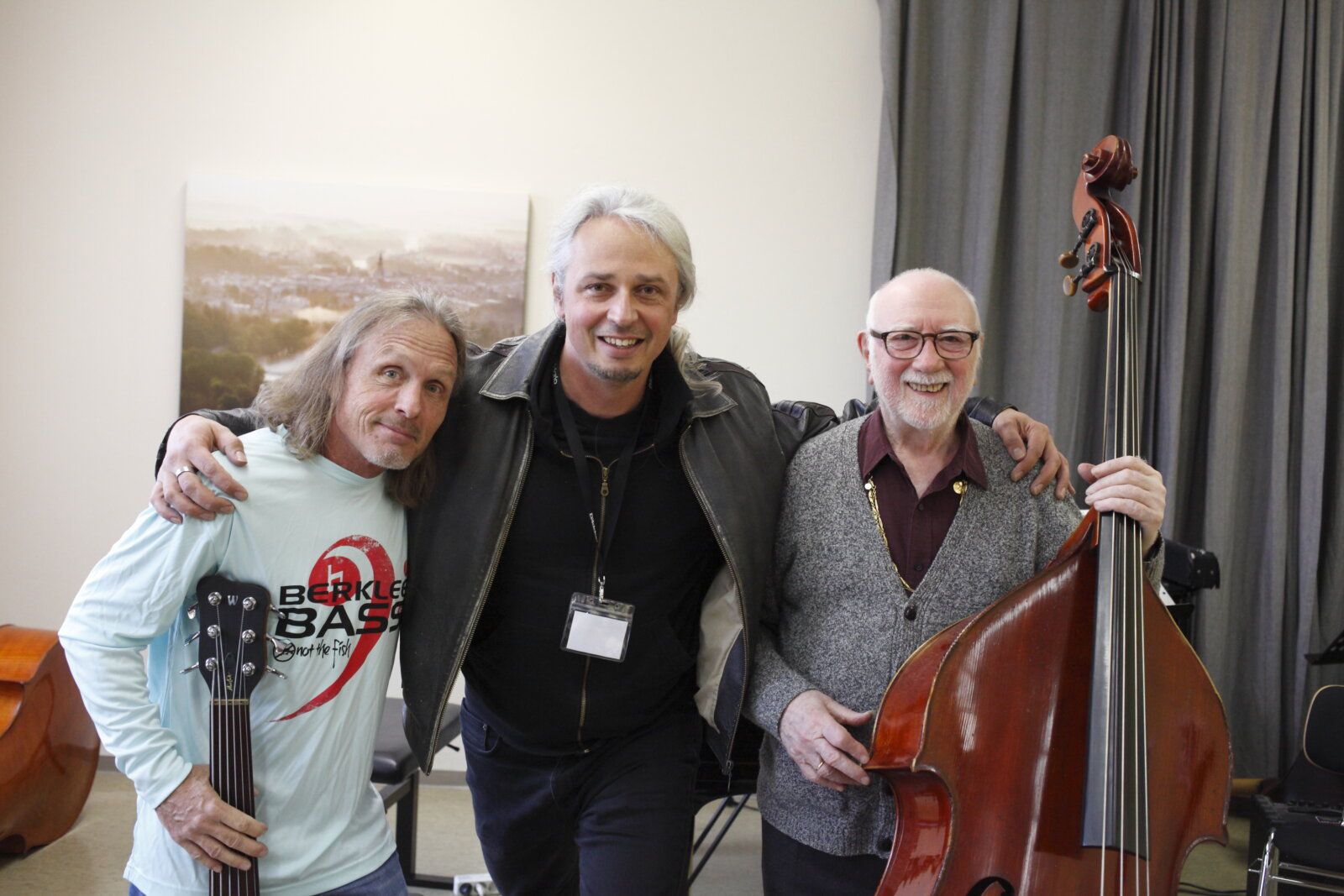 Steve Bailey, Claus Freudenstein und François Rabbath (v. l.)