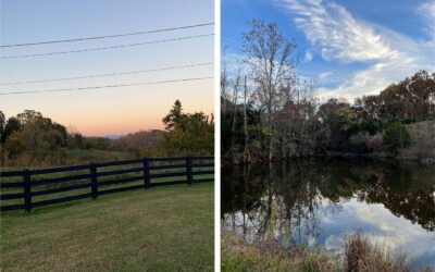 Der Blick, von einem Hügel zum anderen