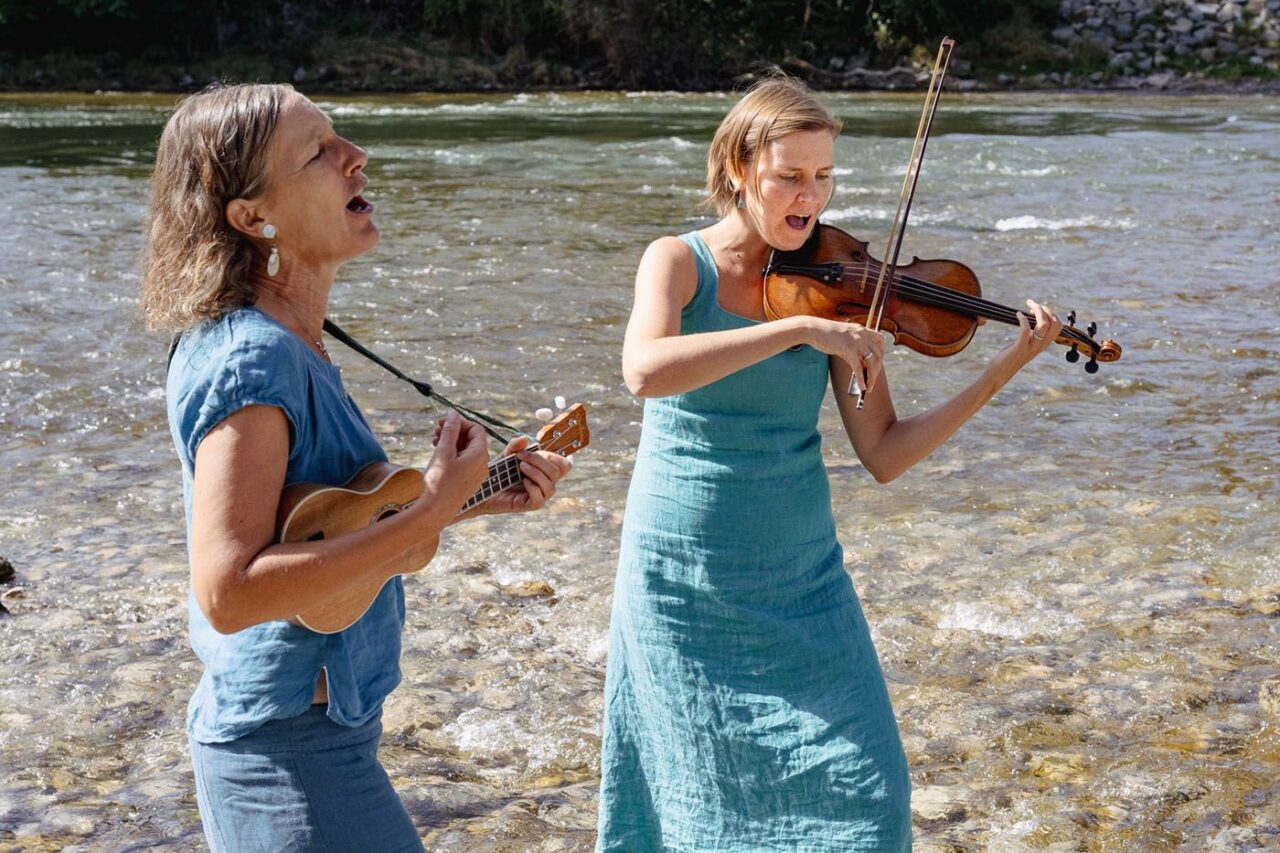 Eintauchen ins FlussSingen