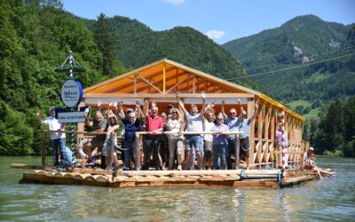 Mit dem Floß durch Natur, Geschichte und Genuss