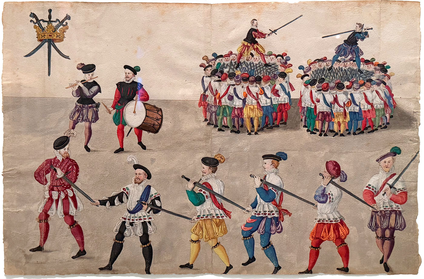 Schwerttanz der Nürnberger Messerschmiede beim Schembartlauf