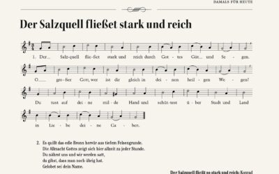 »… as Wasser verdampft und über bleibt as Salz!«