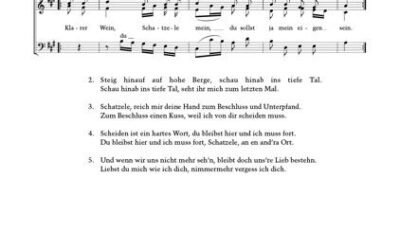 Auf den Bergen fließt ein Wasser