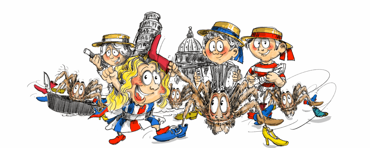 Die Tarantella der Tarantel Tanz zwiefach