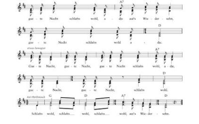 Guete Nacht, schlafts wohl