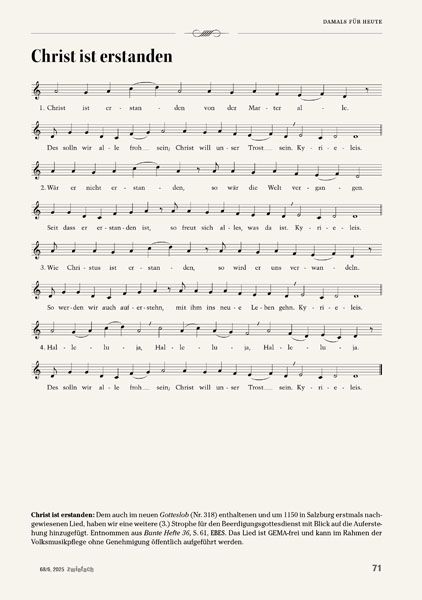 Christ ist erstanden