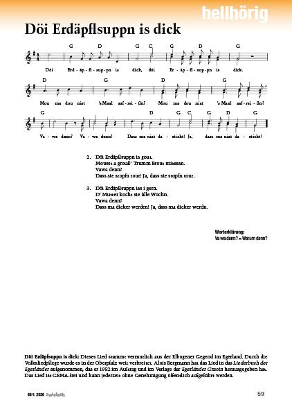 Döi Erdäpfsuppn is dick