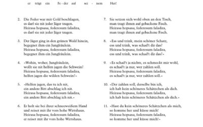 Es war ein Jäger